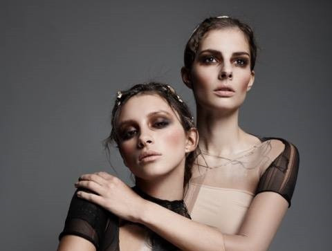 Daniela, Veronika, Alice, Kristýna společně fotily kampaň