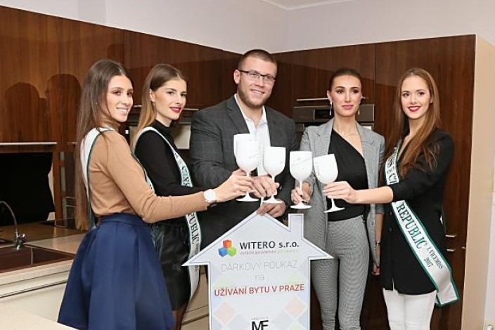 Předávání bytu v Praze vítězkám