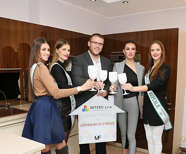 Předávání bytu v Praze vítězkám