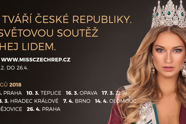 11 castingů MISS CZECH REPUBLIC 2018
