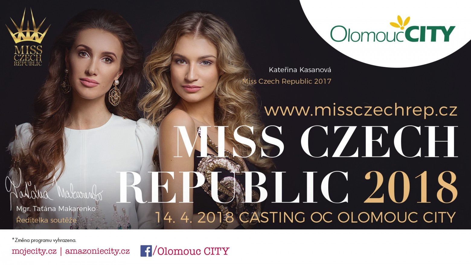 Devátý casting v Olomouci již 14.4.2018