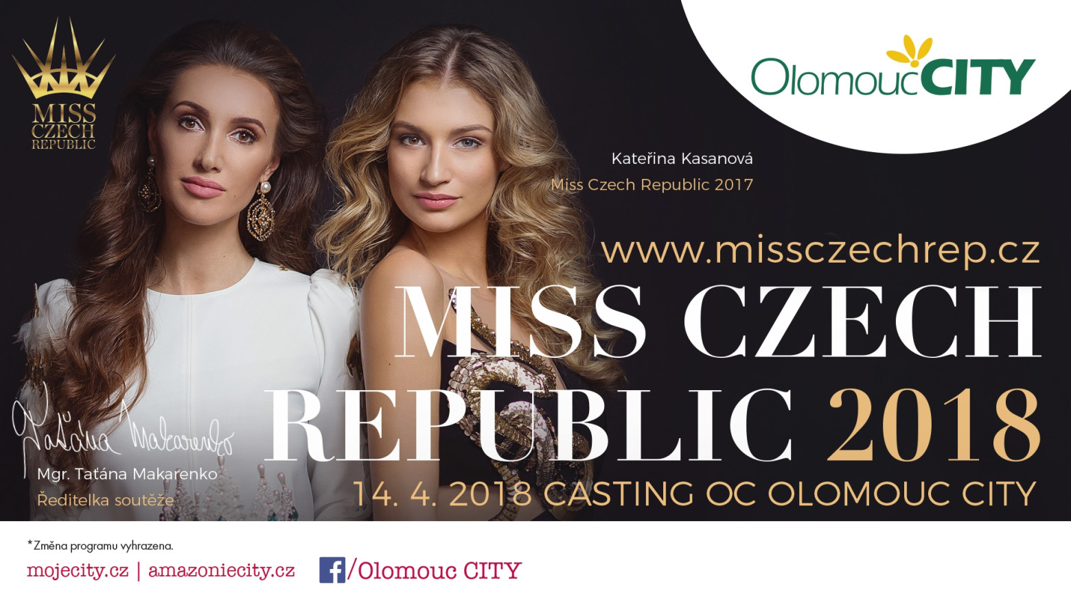 Devátý casting v Olomouci již 14.4.2018