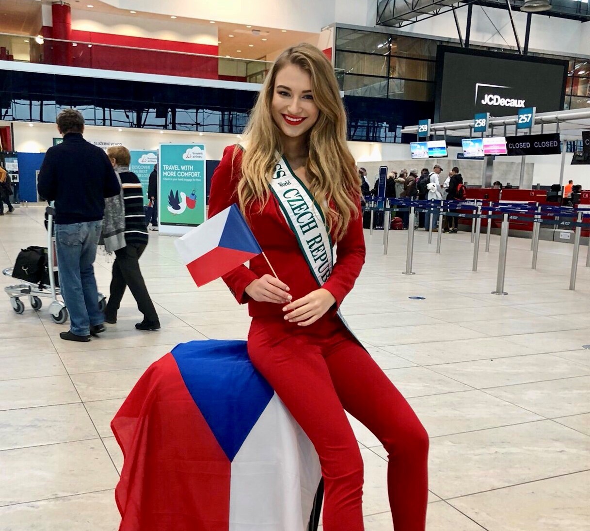 Miss World odlet úřadující Miss Kateřiny Kasanové