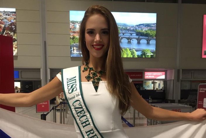 Miss Grand Int. odlet naší I.vicemiss Kristýny Langové