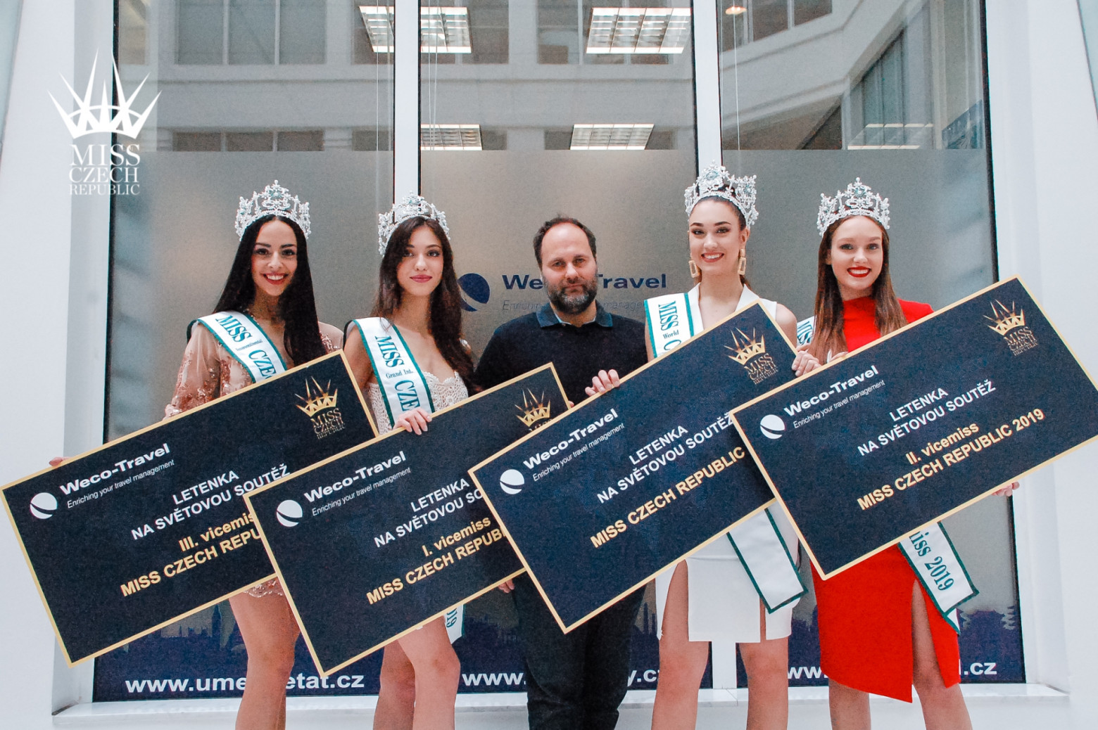 Vítězky na návštěvě u Weco Travel