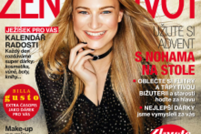 Kateřina Kasanová na titulce Žena a Život