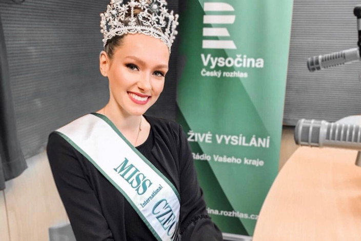 Andrea Prchalová v rádiu Radiožurnál