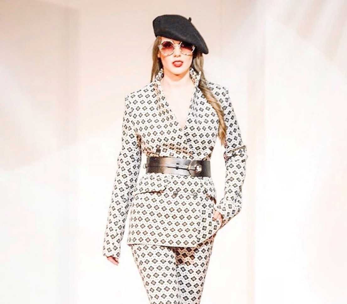 Andrea Prchalová na přehlídce Korunka Luhačovice