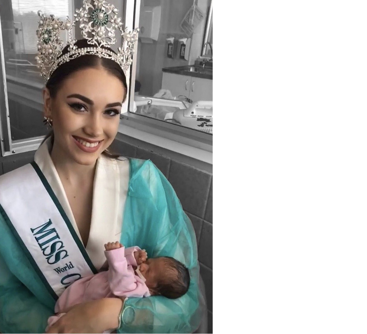 Denisa Spergerová navštívila předčasně narozené děti