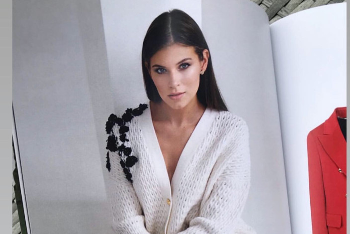 Nikol Zimlová fotila pro ESCADA Prague