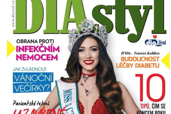 Denisa Spergerová na titulce DIA styl magazínu