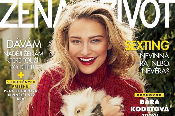 Kateřina Kasanová na titulce Žena a Život