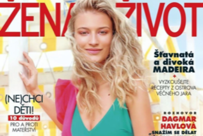 Kateřina Kasanová na titulce Žena a Život