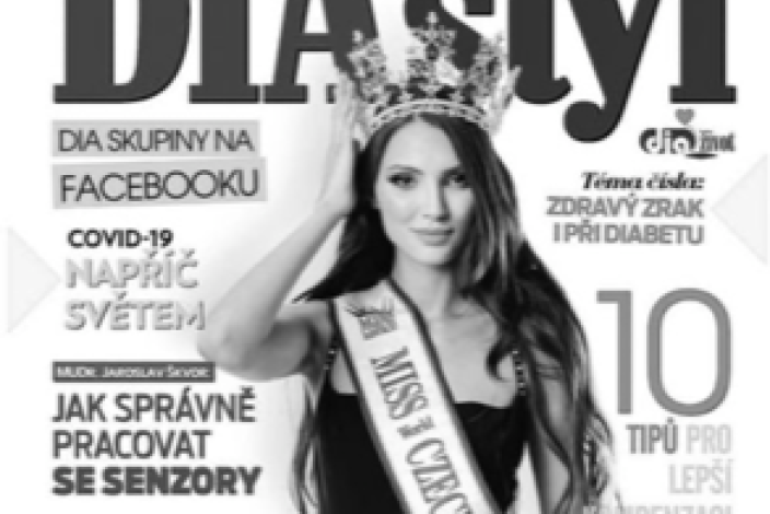 Karolína Kopíncová na titulce magazínu Dia Styl