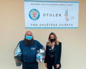 Natálie Kočendová pro útulek opuštěných zvířátek v Tróji