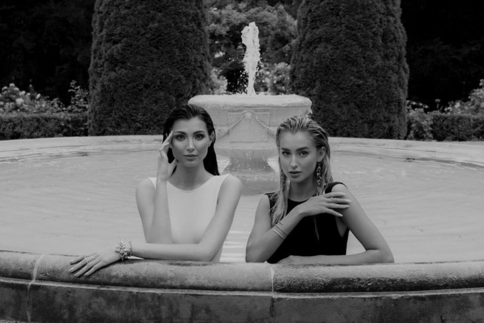 Oficální focení vítězek Miss Czech Republic a Miss Slovensko