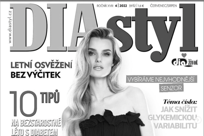 KRYSTYNA PYSZKOVA na titulní stránce magazínu DIASTYLE