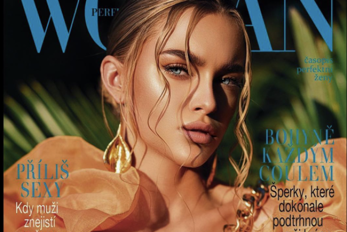 Karolína Sytoťuková na titulce magazínu PERFECT WOMAN