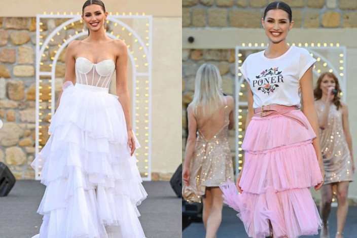 Karolína Kopíncová na přehlídce pro Poner