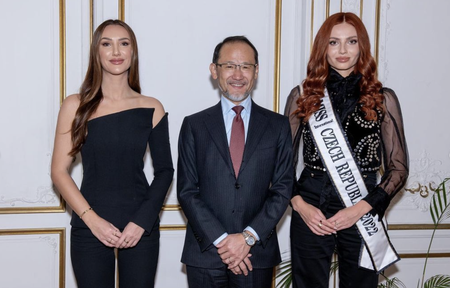 Adéla Maděryčová na Japonském velvyslanectví v Praze