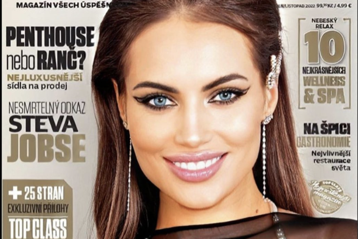 Světová vítězka Natálie Kočendová na titulce TOP STAR magazínu