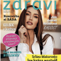 Taťána Makarenko na titulce magazínu Zdraví