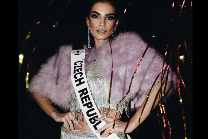 Miss Intercontinental CZ 2023 Anna Benešová na večírku Euphoria