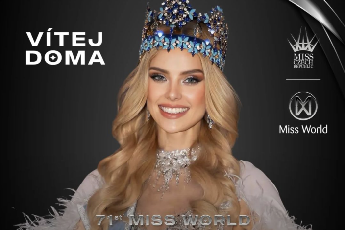 Přivítej na letišti 71. vítězku Miss World Krystynu Pyszkovou