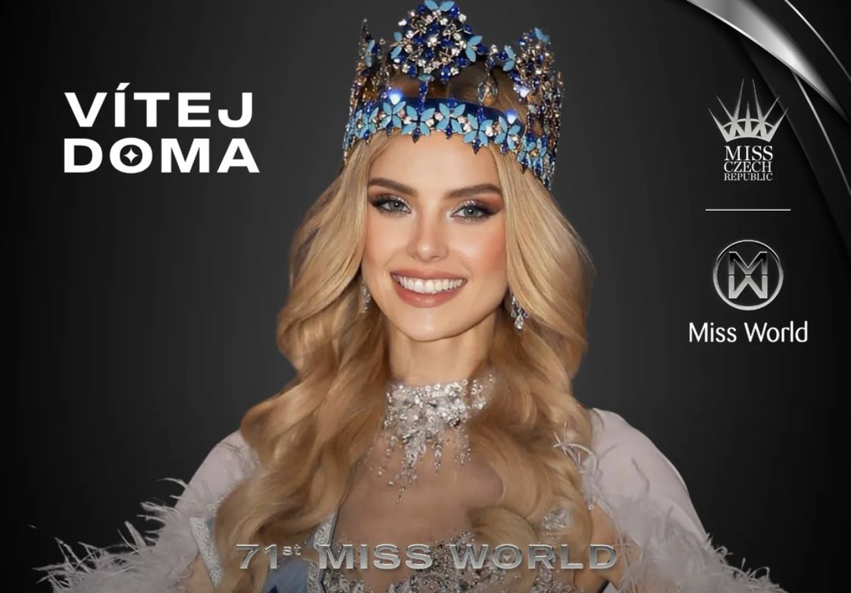 Přivítej na letišti 71. vítězku Miss World Krystynu Pyszkovou