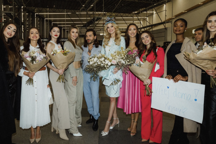 Velkolepý přívítání Miss World 2024 Krystyny Pyszkové