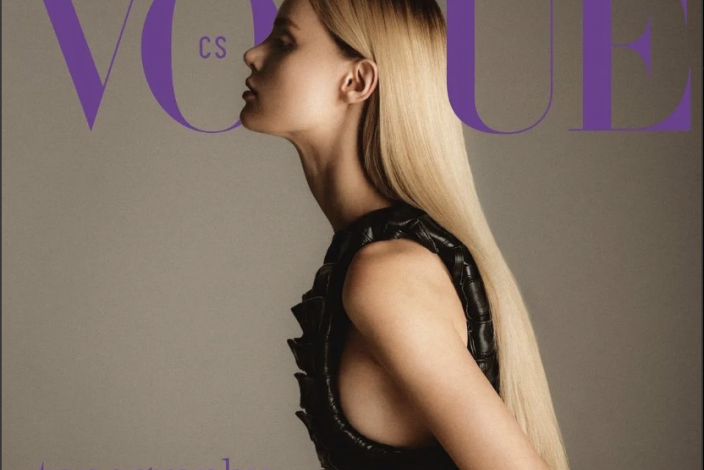 Miss World Krystyna Pyszková na titulce Vogue