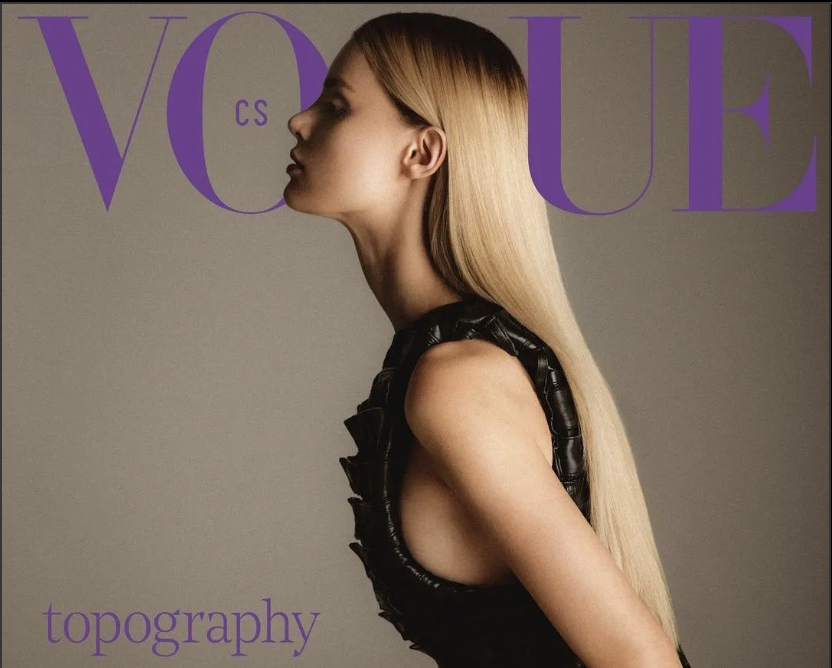 Miss World Krystyna Pyszková na titulce Vogue