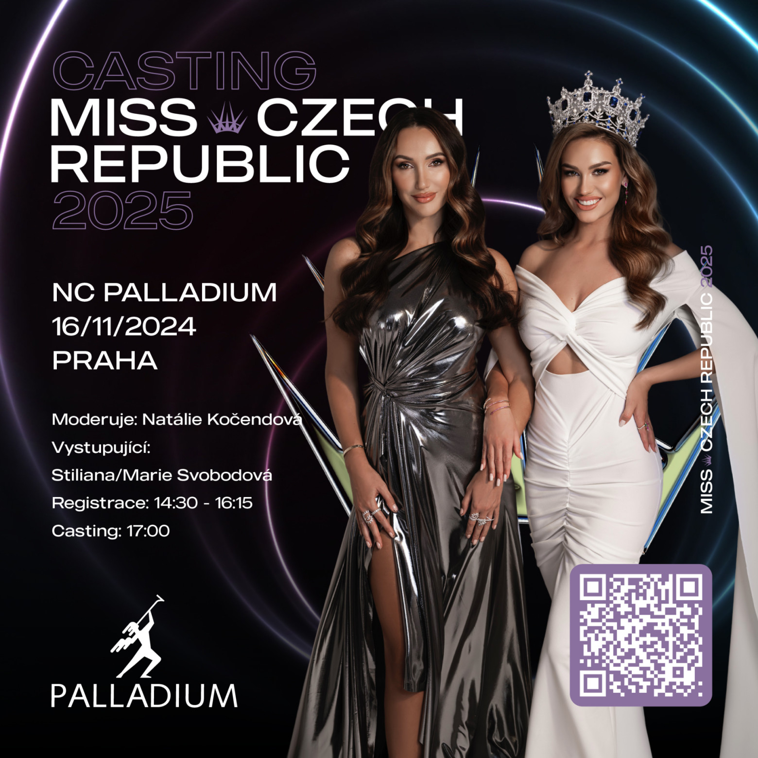 Poslední 2 castingy se uskuteční v OC Palladium Praha