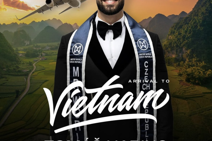 Tomáš Haring nás letí reprezentovat na Mister World 2024