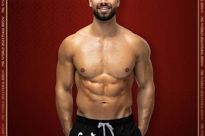 Tomáš Haring v TOP10 Mister World 2024