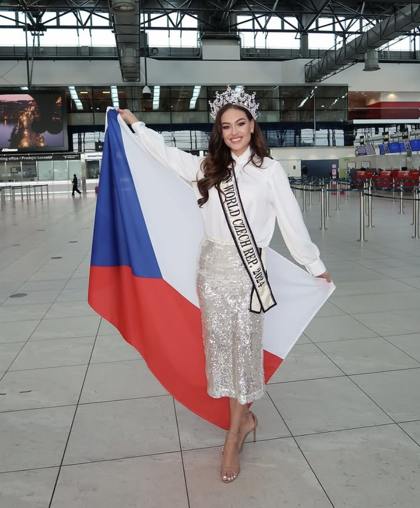 Adéla Štroffeková odletěla do Indie reprezentovat na Miss World