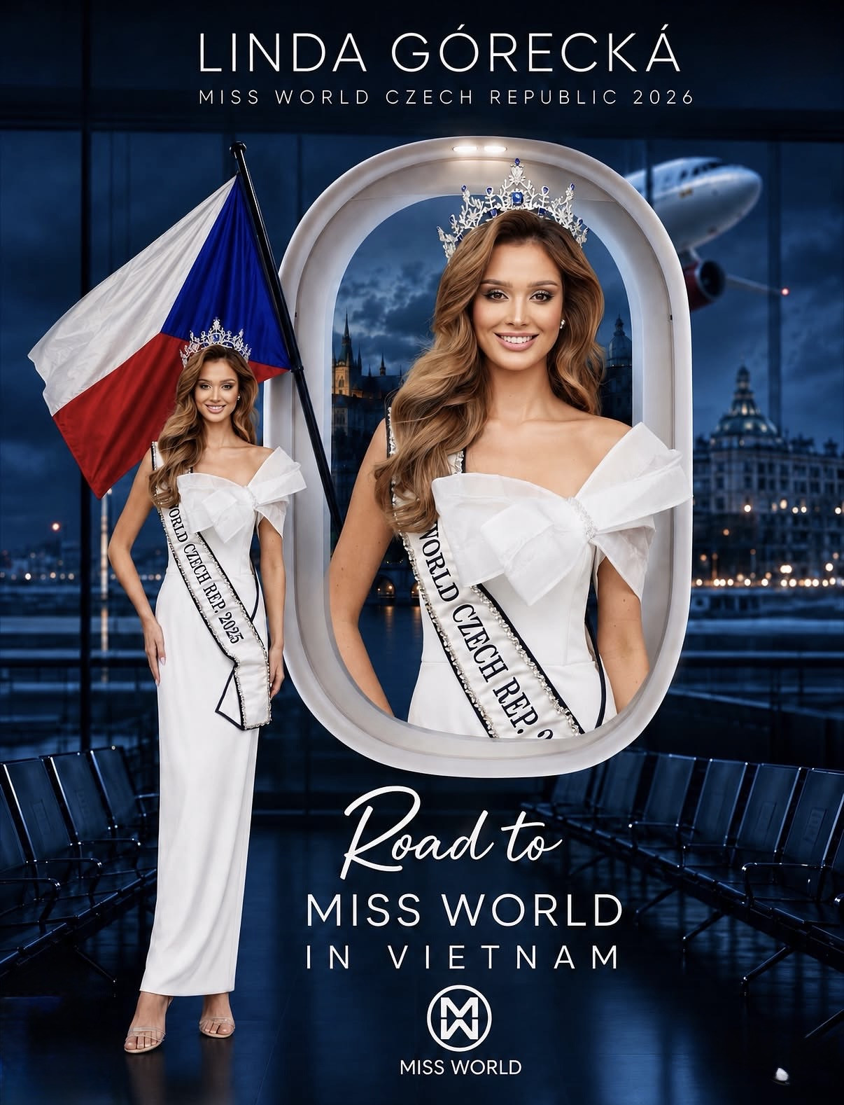 Linda Górecká míří na Miss World do Vietnamu